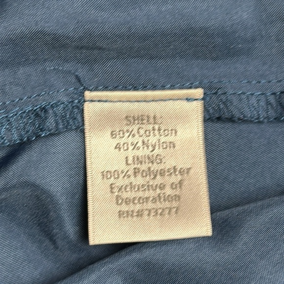 LC LAUREN CONRAD  Dress Lined, Lace Overlay, Dark Slate Blue, cap Sleeve, size 4 - Picture 9 of 9